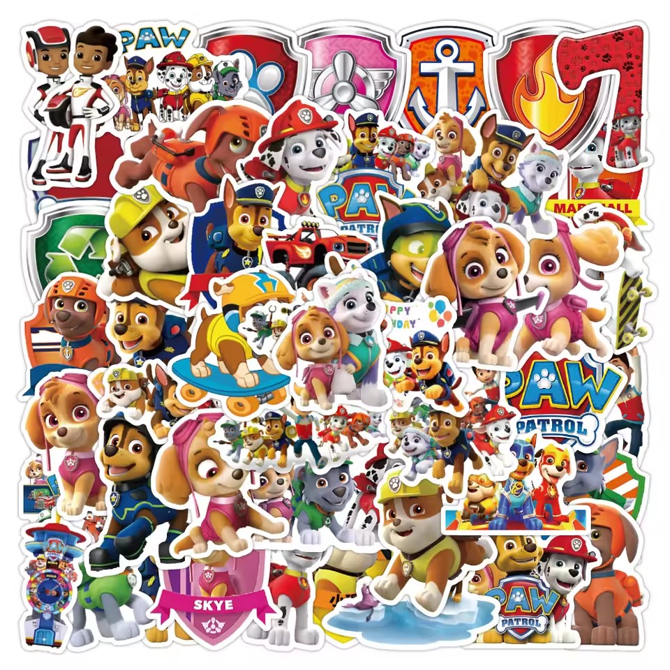 Stationery Supplier - New 50PCS Paw Patrol Children's Cartoon