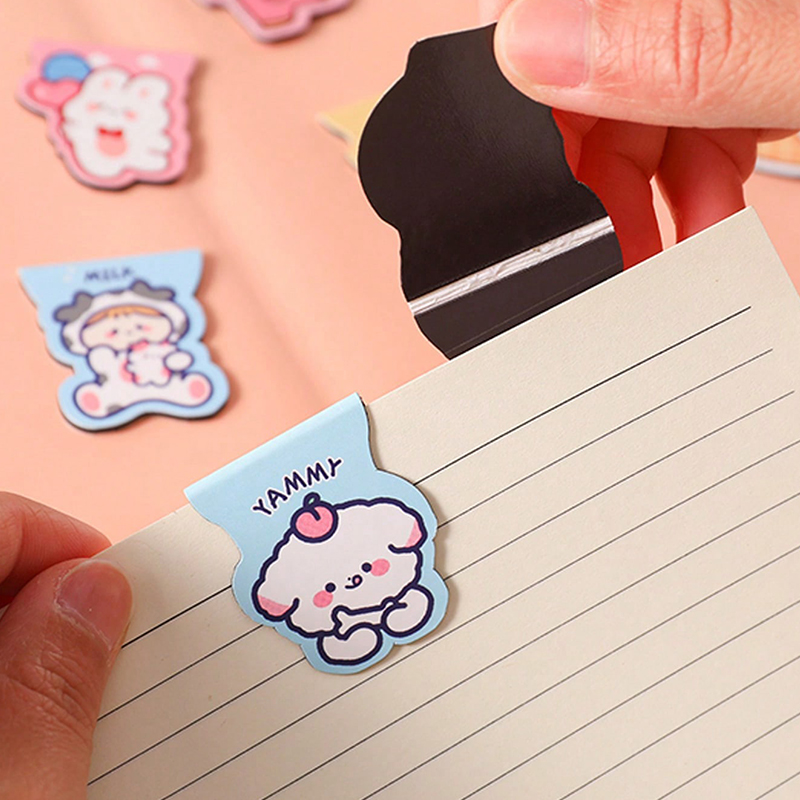 5pcs Cute Cartoon Bear Magneti - огляд і ціна Bookmark Magnetic Clip