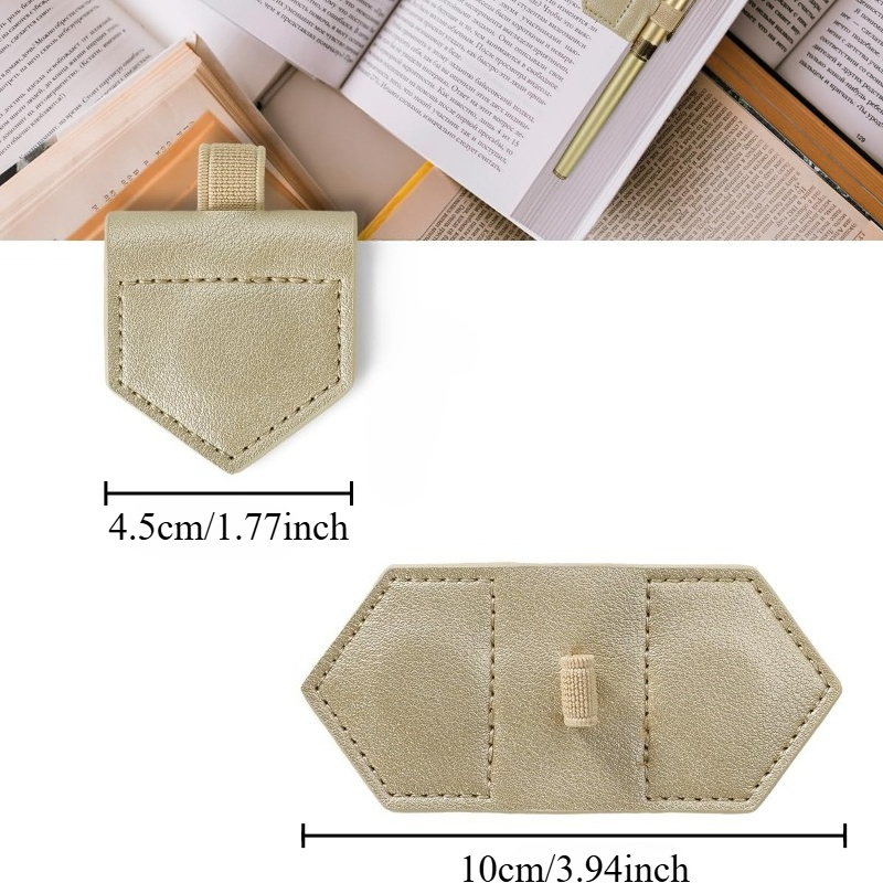 1pc Magnetic PU Leather Bookma - огляд і ціна Bookmark Magnetic Clip