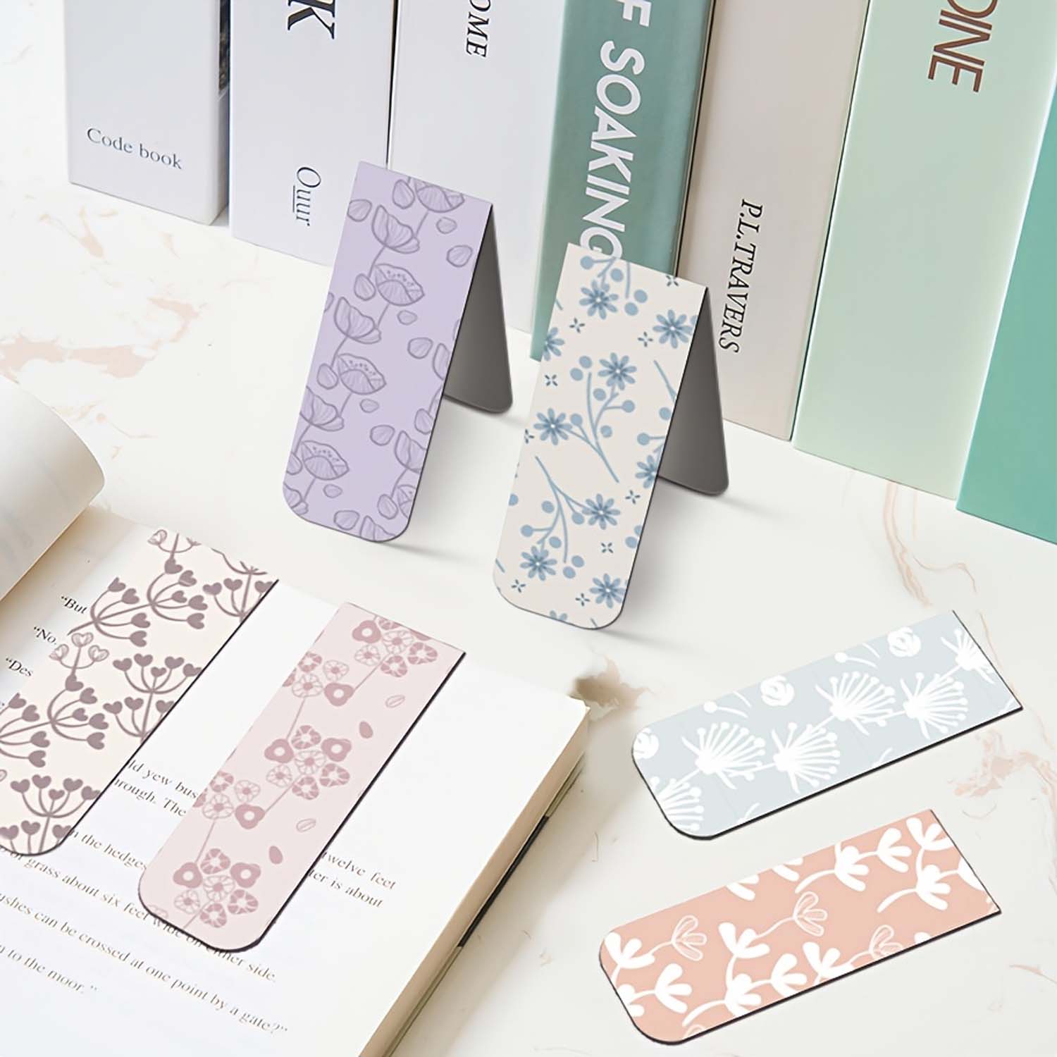 12pcs Flower Magnetic Bookmark - огляд і ціна Bookmark Magnetic Clip