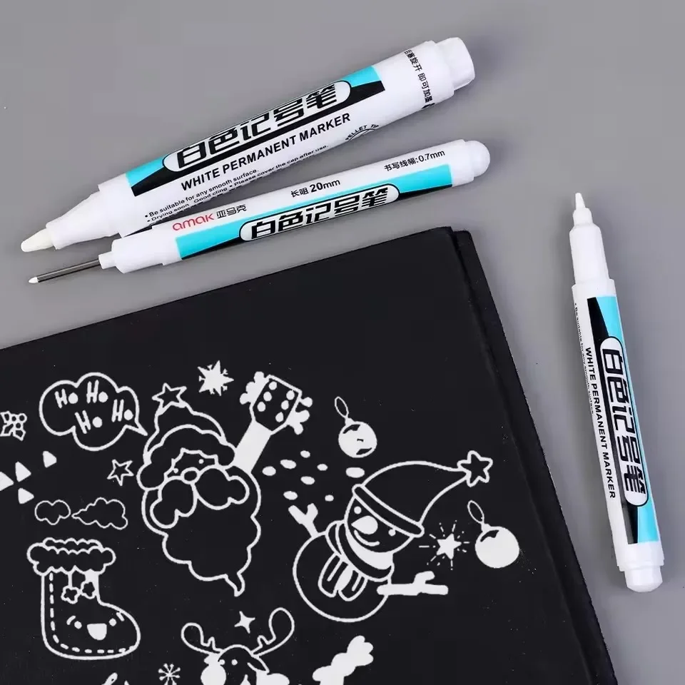 0.7/1.0/2.5MM White Permanent  - огляд і ціна Stationery Supply