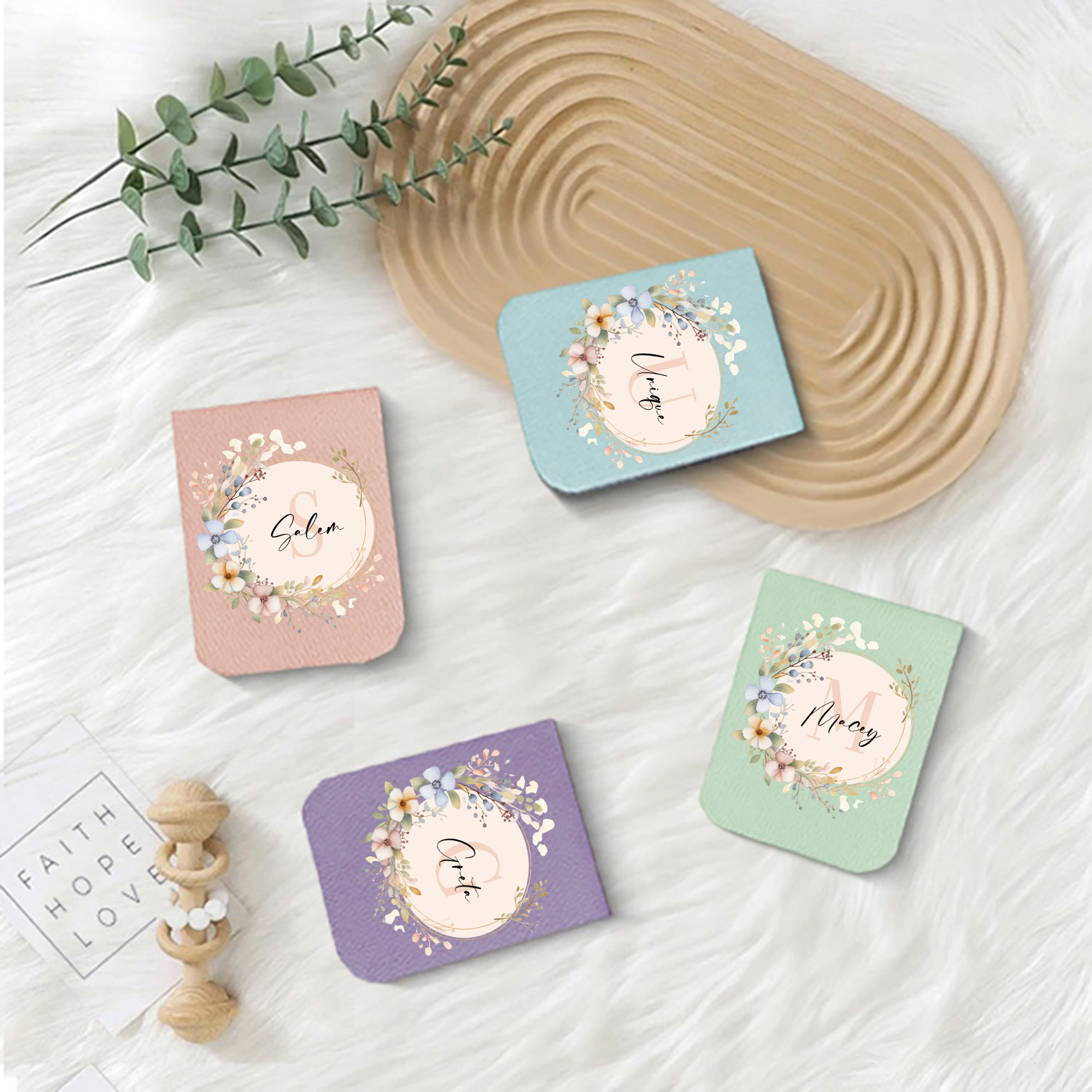 1pc Name Bookmark with Mirror  - огляд і ціна Bookmark Magnetic Clip