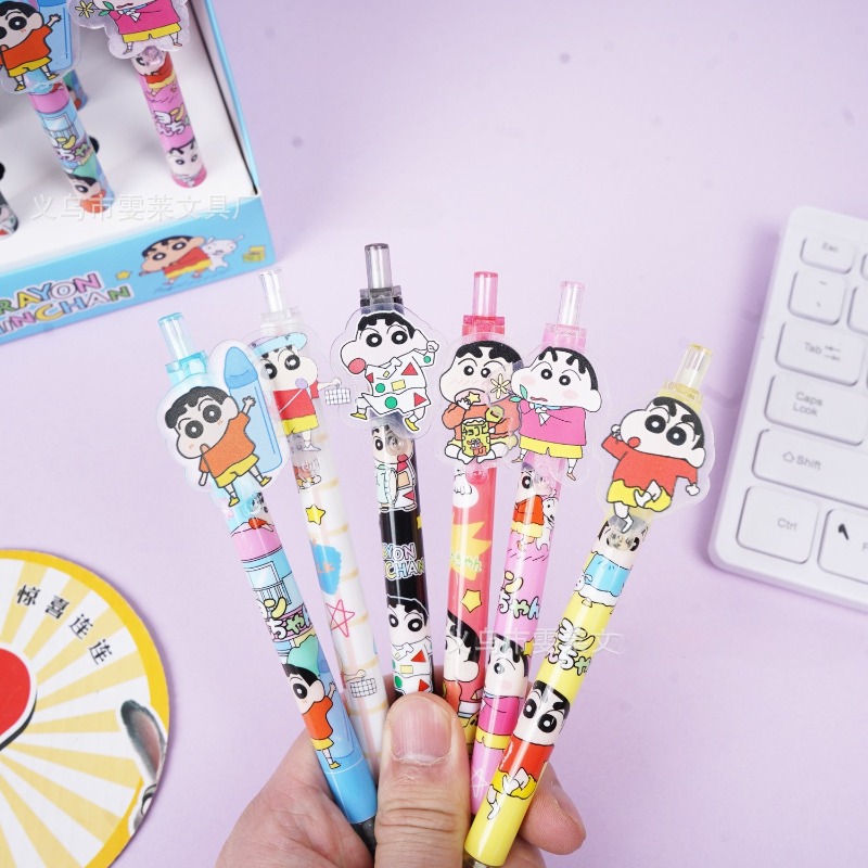 48pcs/box Crayon Shinchan Poin - огляд і ціна Stationery Supplier