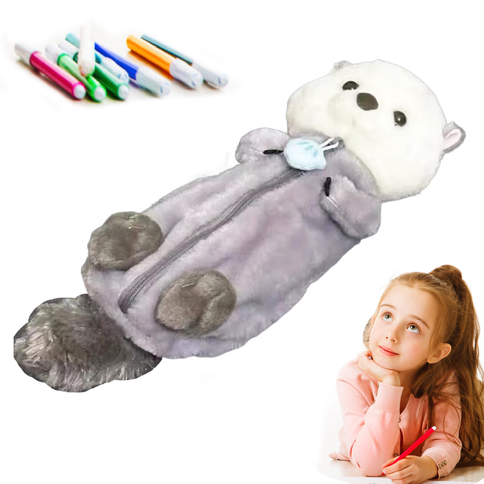 Creative Plush Toy Pencil Case - огляд і ціна Stationery Supply