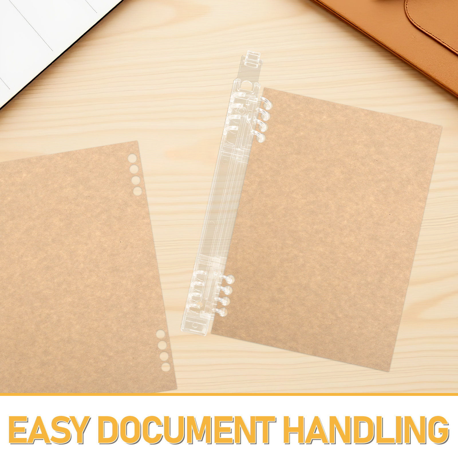 10Pcs Loose Leaf Binder Rings  - огляд і ціна Binding Comb Plastic