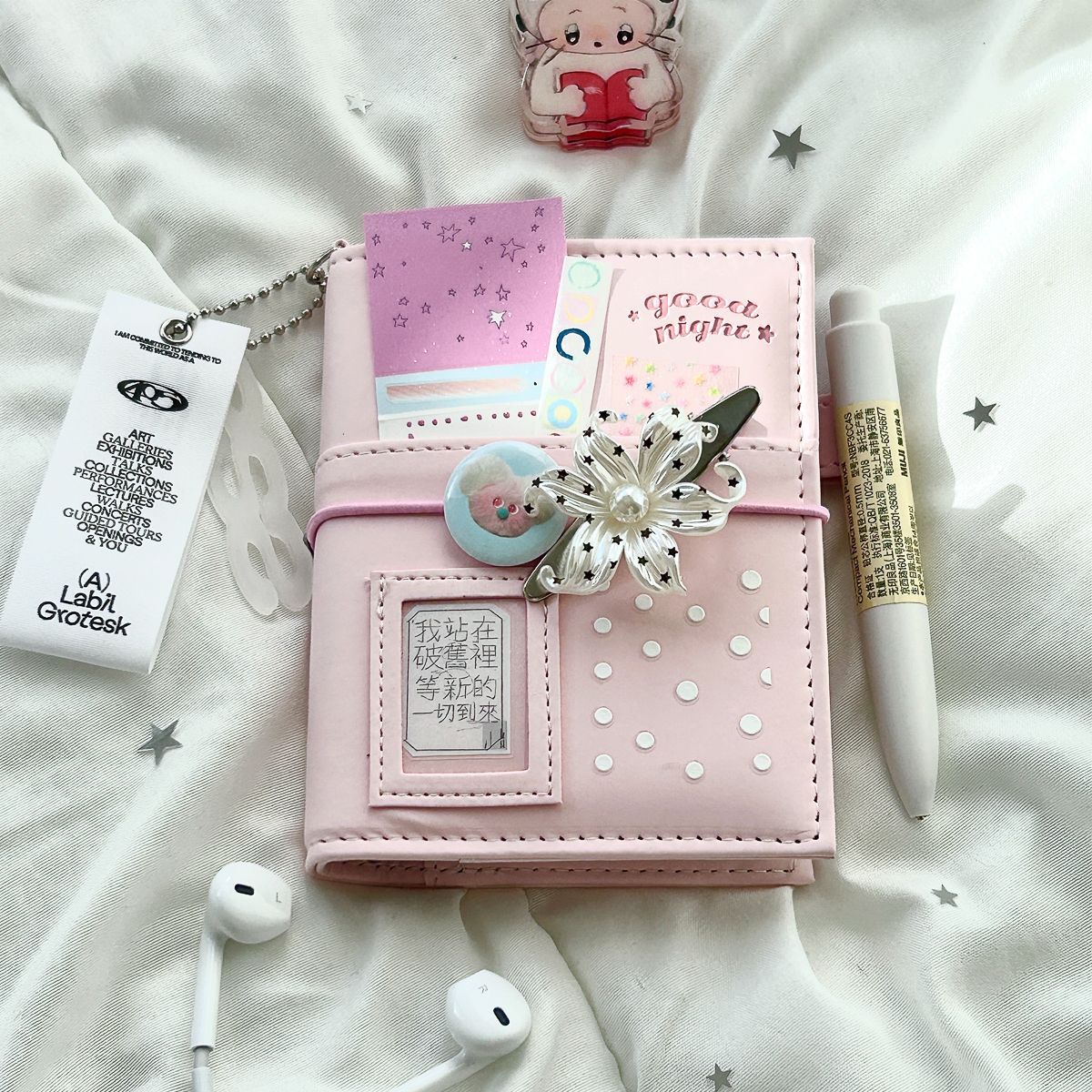Cute Pink M5 Loose Leaf Hardco - огляд і ціна Journal Leather Hardcover