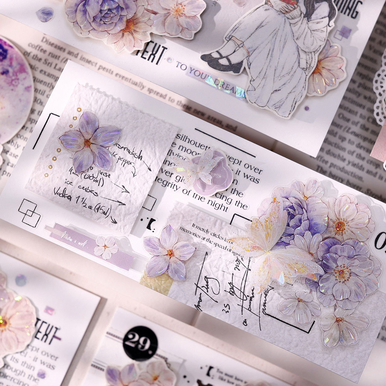 XiaoBaiJia Studio Vintage Pale - огляд і ціна Washi Tape Set