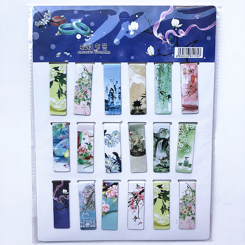 18 Pcs/Set Cat Tower Magnet Ma - огляд і ціна Bookmark Magnetic Clip