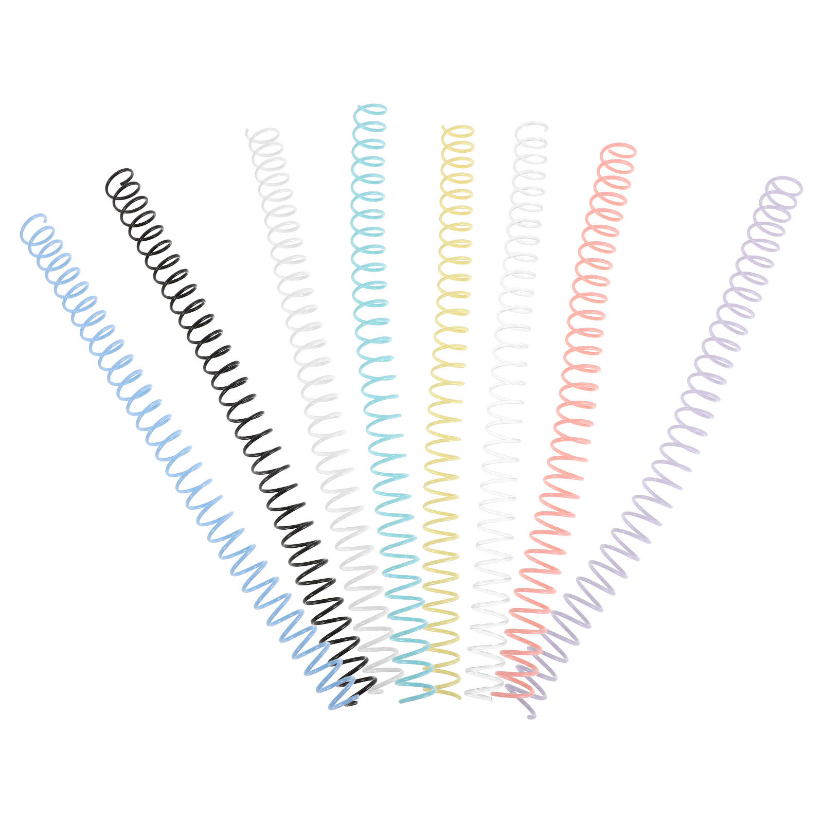 8Pcs Plastic Spiral Binding Co - огляд і ціна Binding Comb Plastic