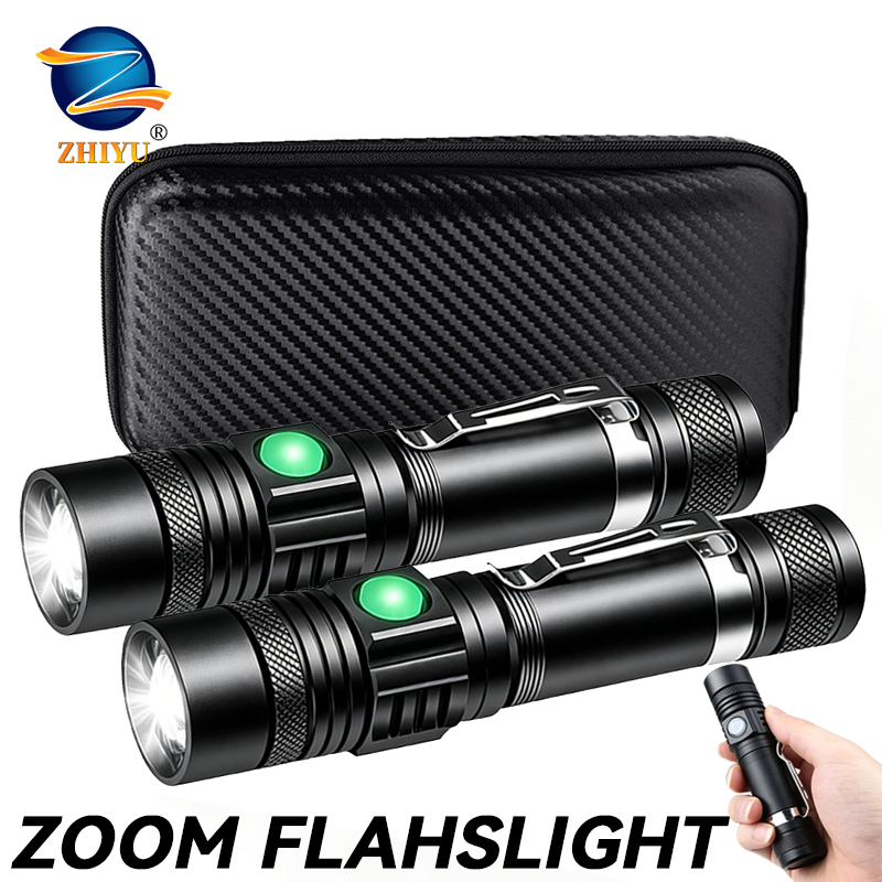 T6 LED Rechargeable Flashlight - огляд і ціна Stationery Supply