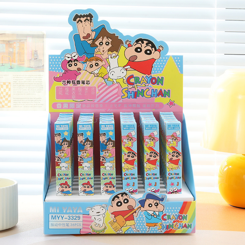 6Pcs Cartoon Crayon Shin-Chan  - огляд і ціна Stationery Supplier