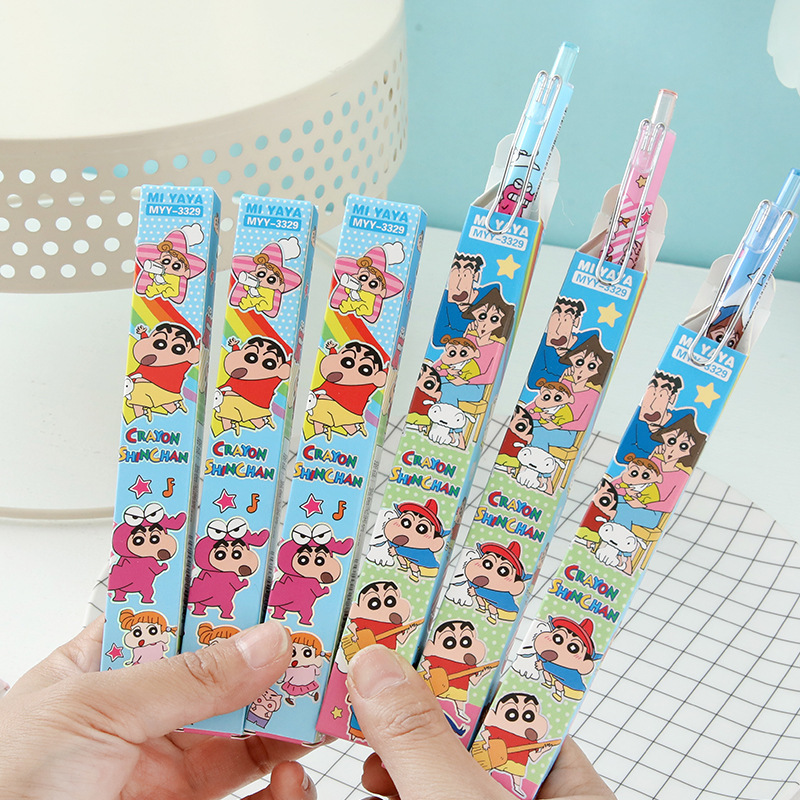 6Pcs Cartoon Crayon Shin-Chan  - огляд і ціна Stationery Supplier