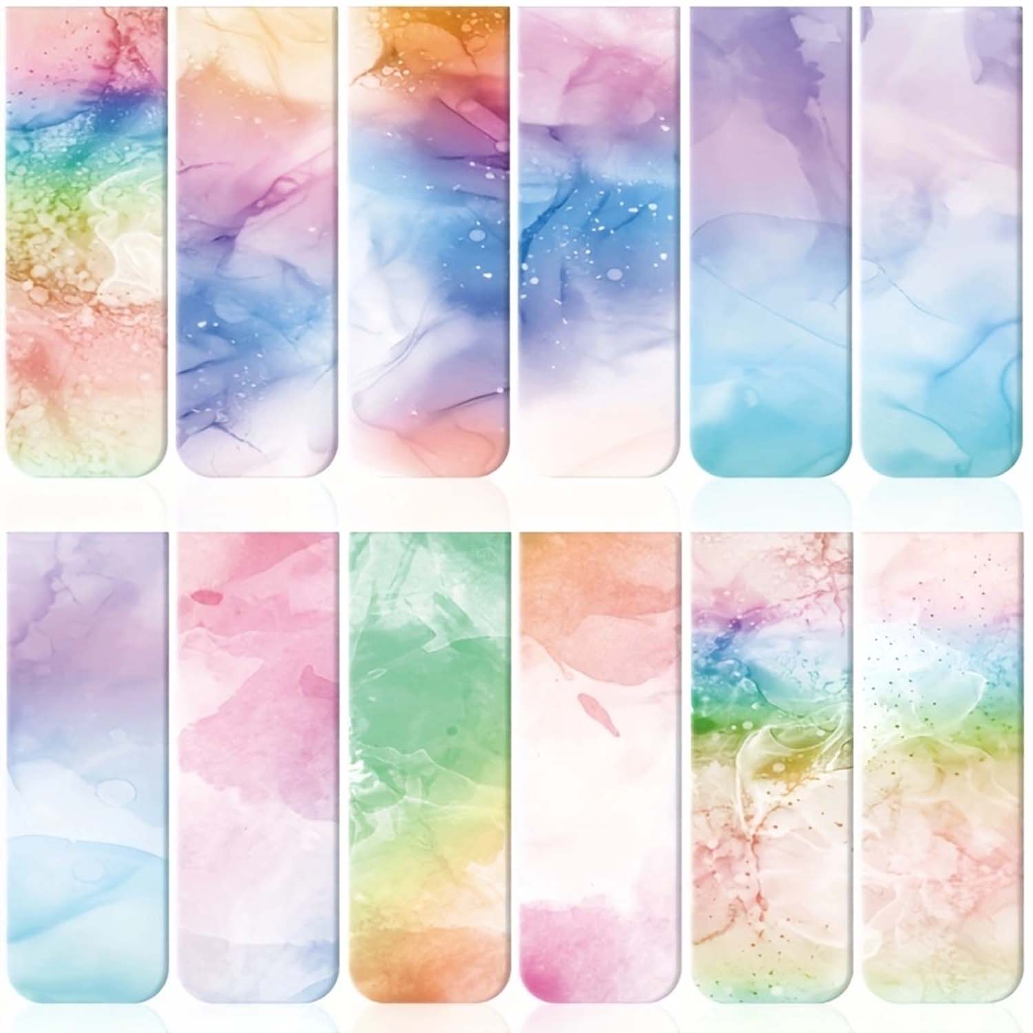 12 pcs Artistic Ink Illustrati - огляд і ціна Bookmark Magnetic Clip