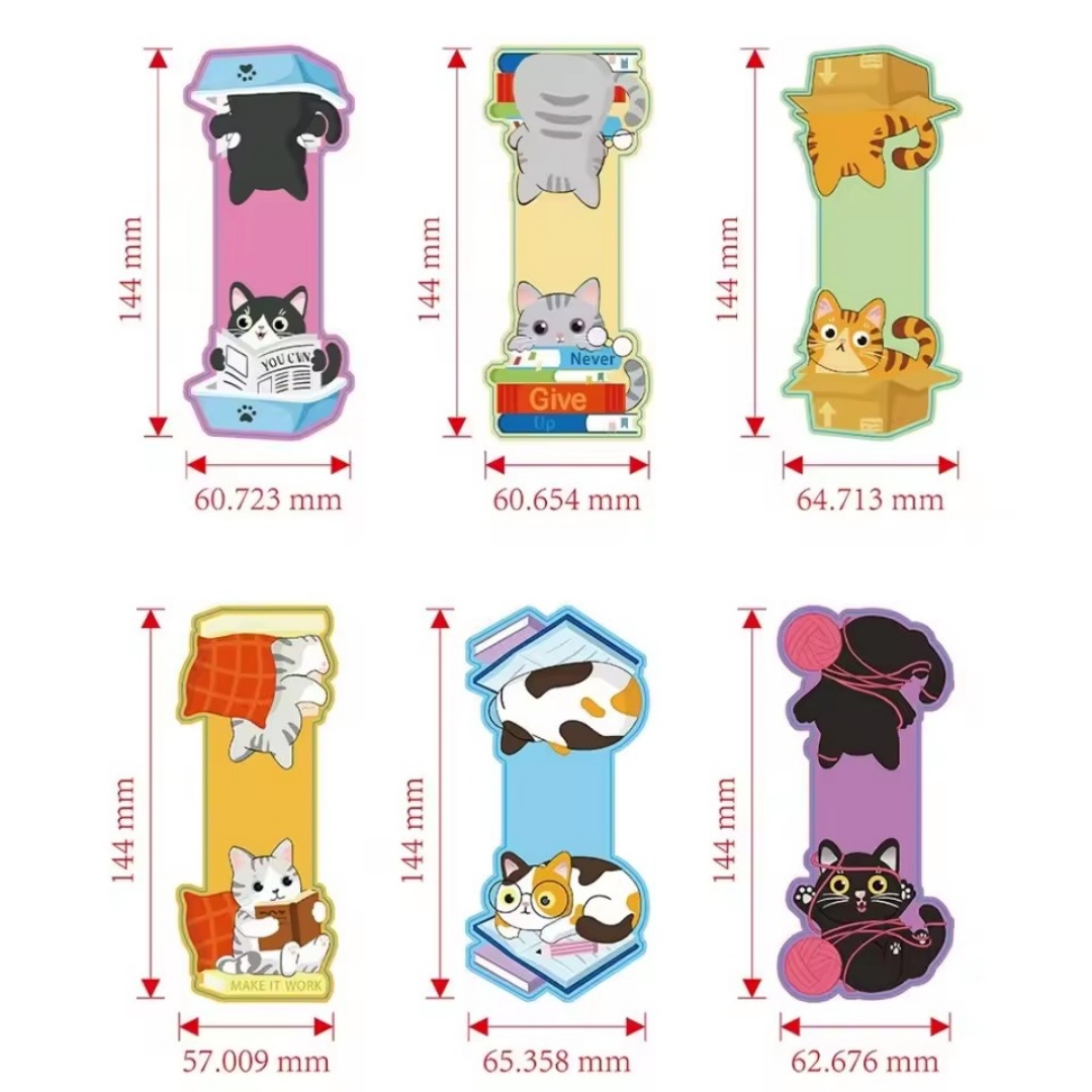 1set Creative Cat Pattern Magn - огляд і ціна Bookmark Magnetic Clip